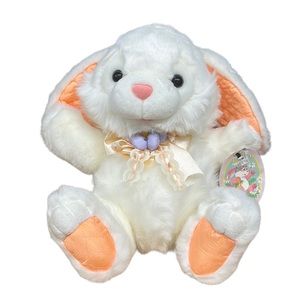 Vintage 80's Fairview K-Mart Easter Springtime Bunny Rabbit Plush Stuffed Animal
